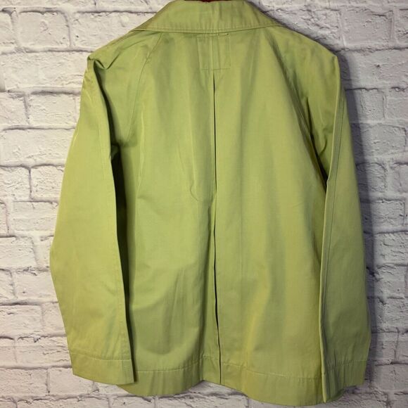 Bagatelle Collection Jacket LARGE Green Front Tie with Pockets Split Back Collar - Picture 6 of 12